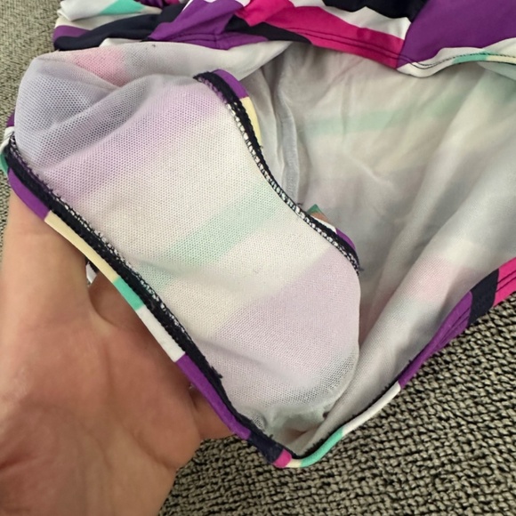 size 2 Torrid stripe onepiece swimsuit wireless - Picture 5 of 5